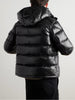 Maya Quilted Shell Hooded Down Jacket